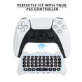 thumbnail image 2 of XYCCA Controller Keyboard for PS5, Wireless Blue Tooth 3.0 Mini Gamepad Chatpad with Built-in Speaker & 3.5mm Audio Jack for PS 5 Controller, Used to Send Message and Gaming, 2 of 5