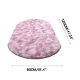 thumbnail image 3 of Hxlamzoo Fluffy Oval Area Rug, Soft Tie Dye Rug, Shaggy Colorful Rug, for Bedroom, Living Room, Teen Dorm, Baby Nursery, 11 Colors & 3 Sizes, 3 of 6