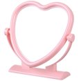 thumbnail image 1 of MasteelfCA Heart Shaped Tabletop Mirror Table Desk Vanity Makeup Mirror Portable Double-sided Mirror, 1 of 9