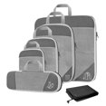 thumbnail image 1 of 1Set Compression Packing Cubes, Lightweight Packing Organizers for Accessing Items Easily Grey 6Pcs, 1 of 8
