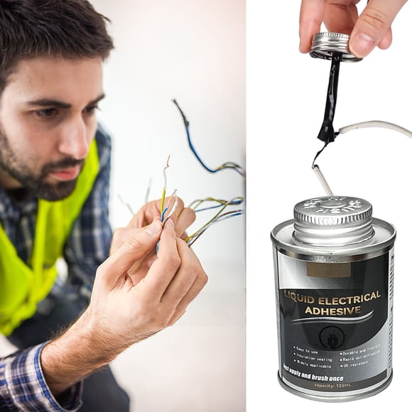 JZCHUNTOY Liquid Insulating Waterproof Electrical Tape, High Temperature Resistant Sealant Repair Glue, for Wire Connection, Electrical Repair, Cable Insulation Protection