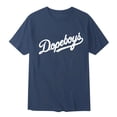 thumbnail image 1 of T-shirt à Manches Courtes pour Homme, Coupe Ample, Col Rond, Imprimé de Lettres, Décontracté et Populaire, 1 of 4