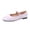 Light Purple, variant on Commforr Work Shoes Women Womens Dress Shoes Womens Flats Women's Silver Square Toe Mary Jane Flats: Comfortable Casual Slip On Dress Shoes with Buckle Strap for Women's Daily Wear Silver 7