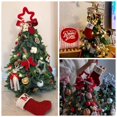 thumbnail image 4 of 1~10PCS Christmas Socks Letter Snowflake Pattern Knitting Christmas Stocking  Gift Bag Christmas Decorations for Home 2022, 4 of 5