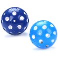thumbnail image 1 of 2PCS Cat Toy Ball Plastic Bell Design Pet Playing Ball Kitten Toy for Christmas, 1 of 10