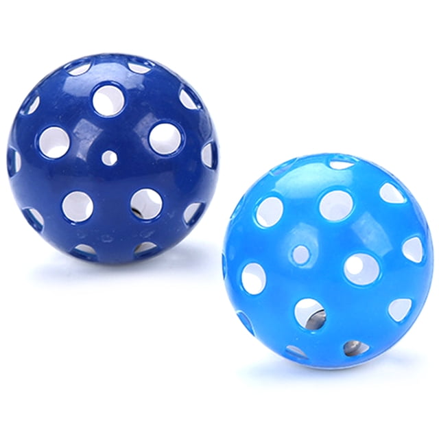 2PCS Cat Toy Ball Plastic Bell Design Pet Playing Ball Kitten Toy for Christmas