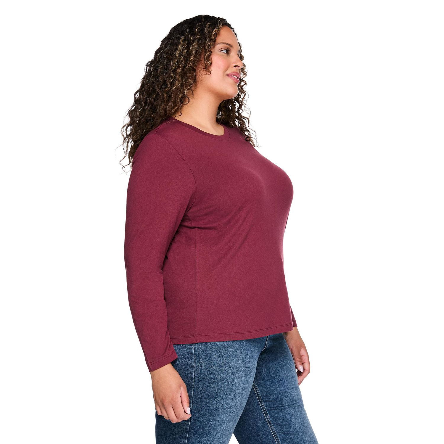 T-shirt à manches longues Lane Bryant Plus pour femmes