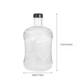thumbnail image 2 of Raindrops Portable Transparent Water Jug for Camping Heavy Duty Water Storage Bucket, 2 of 8