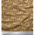 thumbnail image 1 of Soimoi Rayon Fabric Triangle & Impala Deer Animal Decor Fabric Printed Yard 42 Inch Wide, 1 of 4