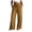 Coffee, variant on Ymyiu Womens Summer Pants Wide Leg Palazzo Pants for Women Casual Drawstring Flowy Beach Linen Trousers with Pockets Vacation Size S(Pink, S)