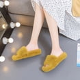thumbnail image 2 of Pantoufles d'Automne et d'Hiver pour Femme, Doublées de Velours, pour Personnes Paresseuses à Porter Dehors, 2 of 9