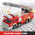 thumbnail image 4 of Fire Fighting Car Model Toy , Mini Simulation Aerial Ladder Fire Truck Vehicles Sets Truck Model Vehicle Kid Child Toy, 4 of 7
