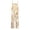 Yellow, variant on HJYCHN Womens Overalls Striped Casual Loose Fit Adjustable Strap Sleeveless Harem Wide Leg Bib Jumpsuit Jumpsuit Overalls for Women L