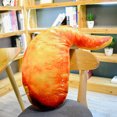 thumbnail image 1 of 3D Simulation Snack Shape Plush Pillow, Soft Food Cushion Stuffed Toy for Home Decor , 60cm, Chicken Wings, 1 of 5
