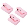 thumbnail image 1 of Unique Bargains 24'x16' Golf Towels Tri Fold Waffle Pattern Towels Soft Fiber with D Clip Pink 3 Pack, 1 of 6