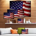 thumbnail image 4 of Design Art - Large American Flag Watercolor, 4 of 4