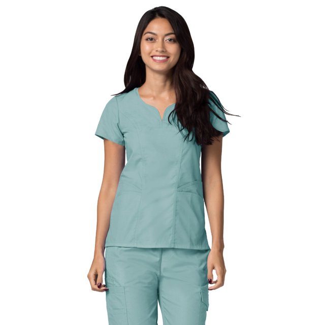 Adar Universal Scrubs For Women - Curved Glamour Scrub Top