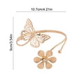 thumbnail image 3 of DIANWUDG Sangle de Rideau à Ouverture Florale Boucle de Rideau Personnalisée Boucle de Rideau Sim-ple en Métal B-utterfly, 3 of 6