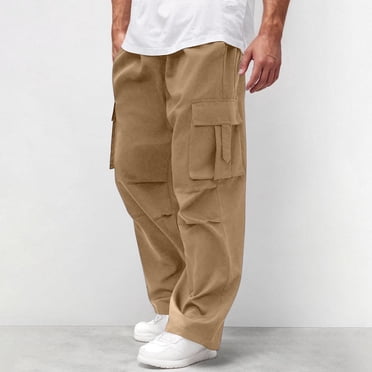 cllios Cargo Pants for Men Big and Tall Athletic Pants Outdoor Military Trousers Fitness Workout Cargo Pants Multi Pockets