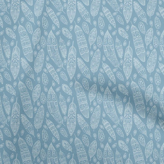 oneOone Rayon Light Blue Fabric African Craft Projects Decor Fabric Printed By The Yard 56 Inch Wide