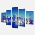 thumbnail image 2 of New York City Night Panorama - Extra Large Canvas Art Print, 2 of 3