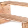 thumbnail image 3 of All Things Cedar HT34 Spa Western en Cèdre Rouge à 2 Niveaux avec Marches, 3 of 5