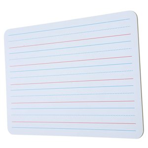 MesaSe Sentence Strip Word Cards Conseil d'apprentissage Petits conseils blancs avec lignes de bureau Chaiers et fournitures Whiteboard Dry Effase Child