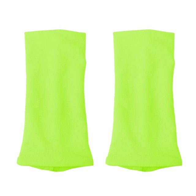 jinwen Manches de Sport Cyclisme Unisexes Chauffe-Bras, Course jogging Randonnée basketball Bras Vert Fluorescent