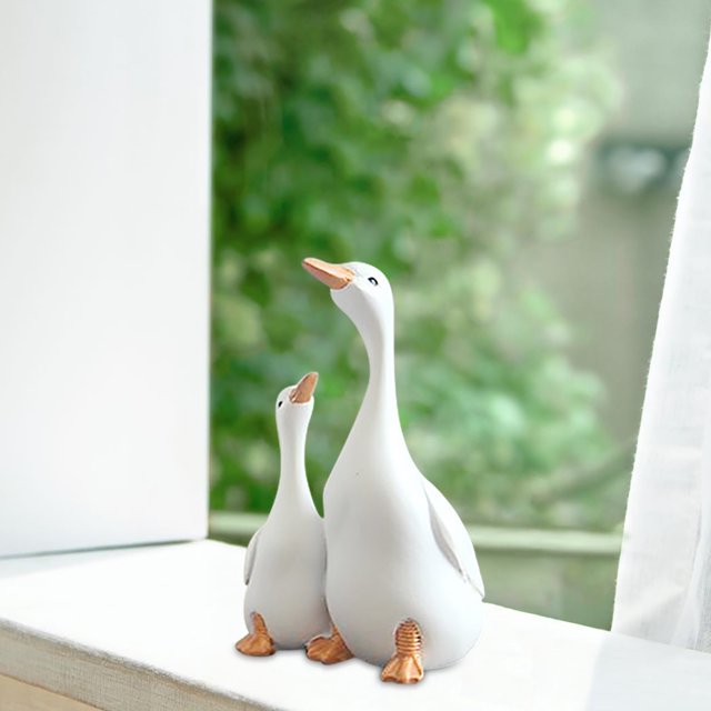 Desktop Decor Garden Ornament Simulation Mother Child Animal Courtyard Decoration Resin Proces