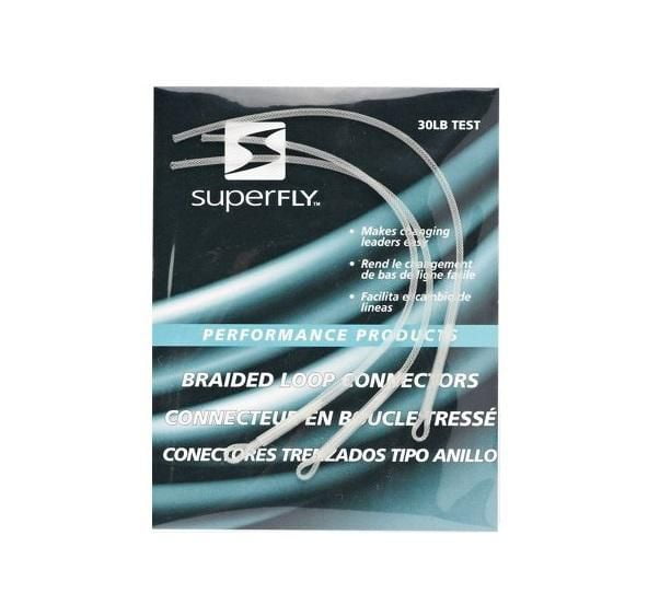 Superfly TBL-30-00 Connecteurs de boucle tressée Blanc (034519)