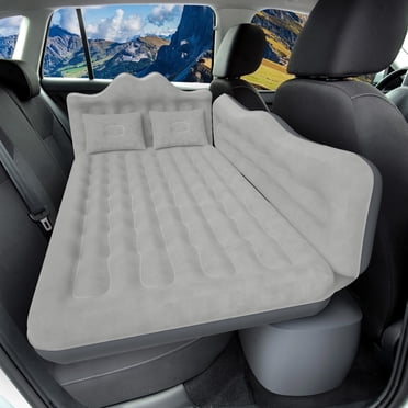 Matelas Pneumatique pour Banquette Arrière de Voiture, Lit Gonflable pour VUS avec Siège Arrière et Coffre, Lit de Camping pour Fourgonnette avec Pompe à Air Électrique