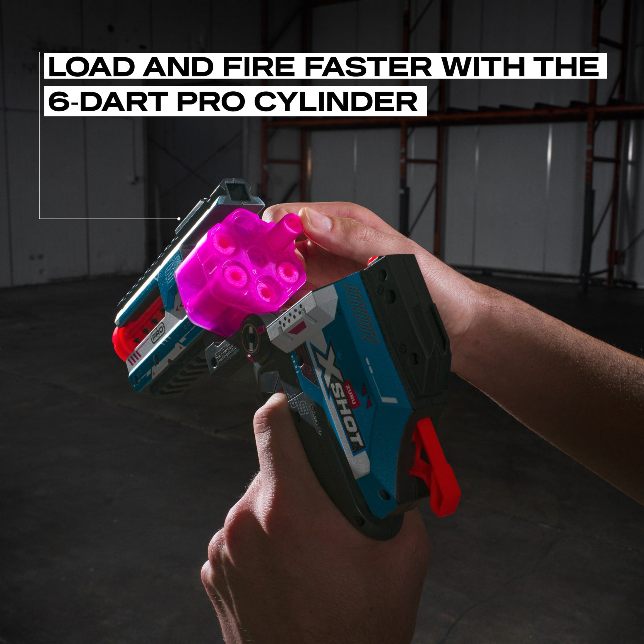 Pistolet à fléchettes à canon basculant XSHOT SKINS Pro Series de ZURU avec 20 Fléchettes à poche d'air (à partir de 14 ans)