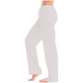 thumbnail image 2 of FAIWAD Pantalon de Pyjama Femme Décontracté Confortable Ample Pantalon de Maison Extensible à Cordon Bas de Pyjama Pantalon Tenue d'Intérieur, 2 of 5