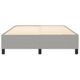 thumbnail image 3 of vidaXL Bed Frame Light Grey 137x190 cm Full Fabric, 3 of 5