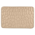 thumbnail image 1 of Memory Foam Bath Mat 31.5 in x 19.7 in Non-Slip PVC Backing Water Absorbent Machine Washable Polyester Bathroom Rug, 1 of 2