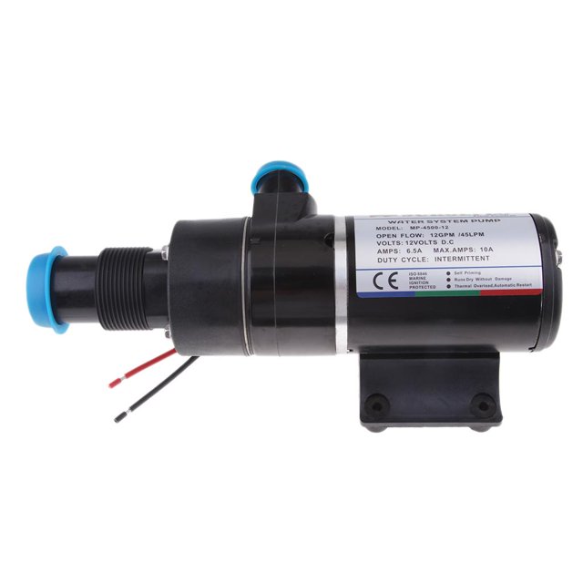 Almencla 12GPM Effluent Dirty Septic Water Sewage Pump 12V -Marine Boat RV Motorhome