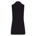 thumbnail image 4 of QIPOPIQ Gilet Long Sans Manches à Col pour Femmes, Cardigans à devant Ouvert, Vestes Blazer Longues, Vêtements d'Extérieur avec Poche, Liquidation, 4 of 8