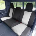 thumbnail image 5 of For 2022 – 2024 Dodge RAM 1500 FH Group Neoprene Waterproof Custom Fit Car Seat Covers  - Rear Gray, 5 of 5