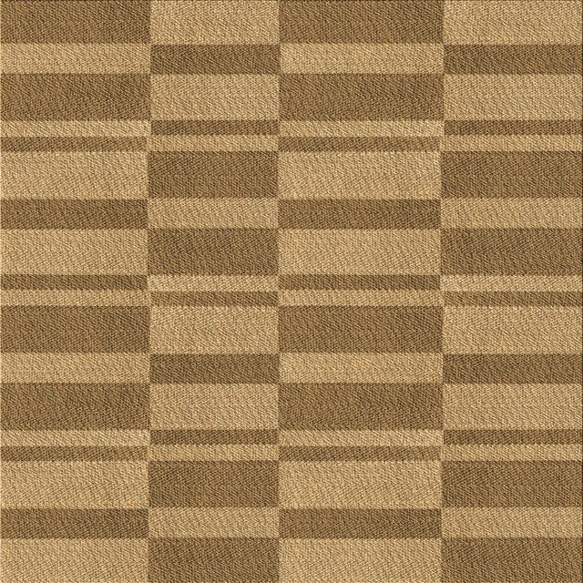Ahgly Tapis d'Intérieur Lavable en Machine Carré Marron Selle, 8 Pieds Carré