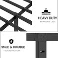 thumbnail image 3 of ULIESC 14" Heavy Duty Metal Platform Bed Frame, No Box Spring Needed, King Size, 3 of 6