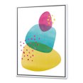 thumbnail image 1 of Taches Minimalistes Équilibre I - Toile Encadrée Contemporaine, 1 of 3