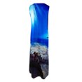 thumbnail image 5 of SMihono Robe Maxi Bohème d'Été pour Femmes Grande Taille Mode Femmes Été Aguichant Décontractée Sans Manches à Col en V Imprimée Longue Robe Plage Évasée Robe d'Été, 5 of 5