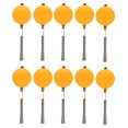 thumbnail image 2 of Outdoor 10 PCS Ice Fishing Pole Spring Ball Tip Built In Beads Yellow Waterproof Ice Fishing Spring Rod Top Tip For Reservoir Fishing, 2 of 8
