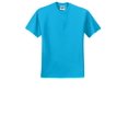 thumbnail image 4 of Jerzees Mens DRI-POWER Active Short Sleeve Crew T-Shirt, XL, California Blue, 4 of 5