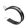 thumbnail image 3 of Unique Bargains  2.48'' R Shape Rubber Cushioned Insulated Clamps 304 Stainless Steel 5 Pack, 3 of 3