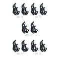 thumbnail image 2 of maskred 2PCS Mount For Roof Rack Mount Mount Accessories Wall Mounting Brackets For Roof Rack Truck Boats Black 5Set, 2 of 6