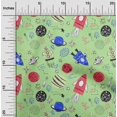 thumbnail image 2 of oneOone Silk Tabby Light Green Fabric Galaxy Craft Projects Decor Fabric Printed By The Yard 42 Inch Wide, 2 of 4