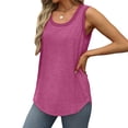 thumbnail image 4 of Plebaso Lot de 3 Débardeurs pour Femmes Décontractés d'Été Sans Manches Amples Col Rond T-Shirts Basiques pour Dames, 4 of 7