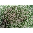thumbnail image 5 of oneOone Cotton Silk Green Fabric Block Craft Projects Decor Fabric Printed By The Yard 42 Inch Wide, 5 of 5