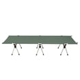 thumbnail image 1 of Lit de Couchage Pliant Ultraléger d'Extérieur Portable pour Bureau, Sieste, Pause de Midi, Lit à Double Usage Haut-Bas en Alliage d'Aluminium, Camping, Randonnée, Lit de Couchage, 1 of 8
